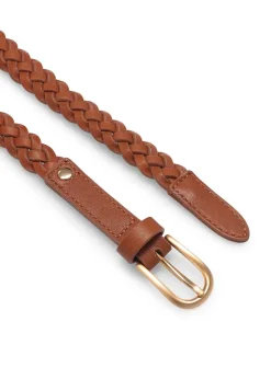 Arrow Hand-Plaited Leather Belt