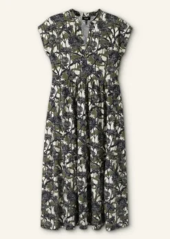 Aster Print Tiered Maxi Dress