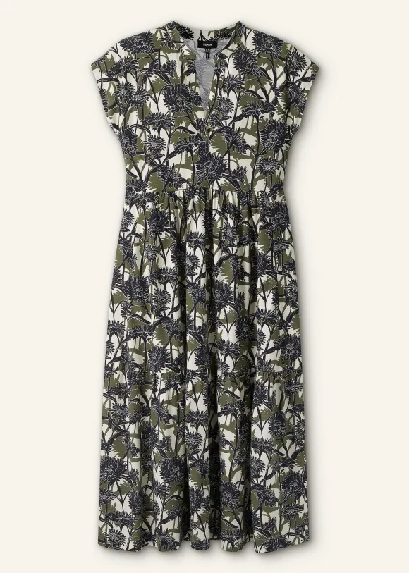 Aster Print Tiered Maxi Dress