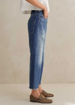 Authentic Distressed Relaxed Straight Jean