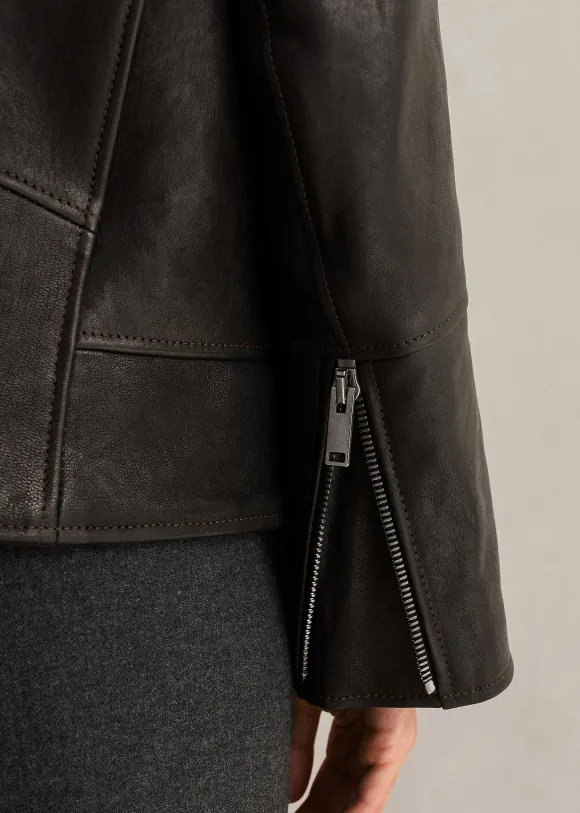 Authentic Leather Biker Jacket