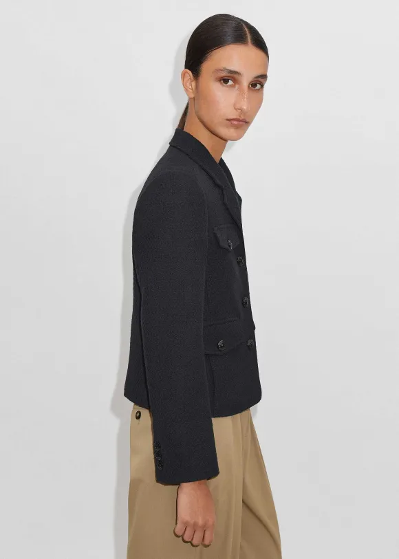 Bracelet Sleeve Boucle Crop Jacket