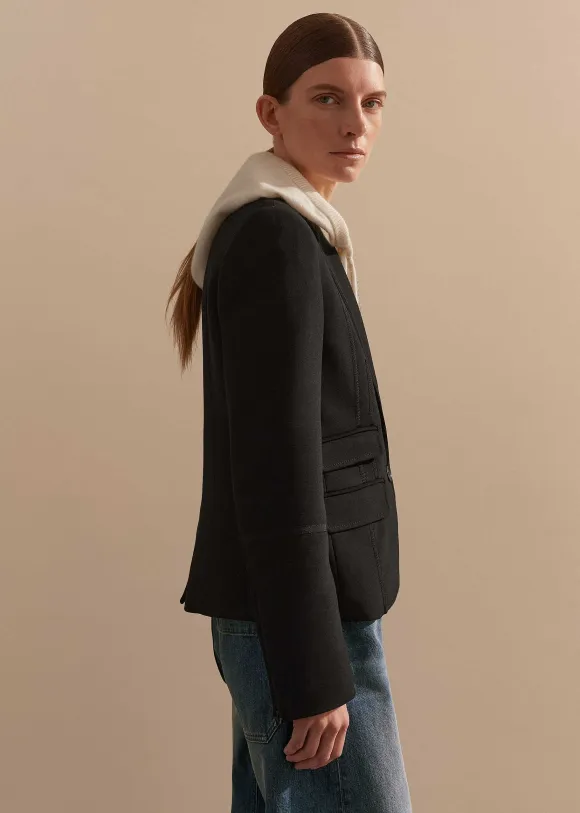 Bracelet Sleeve Short Workwear Blazer
