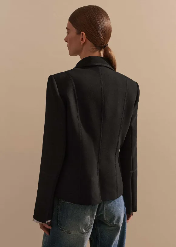 Bracelet Sleeve Short Workwear Blazer