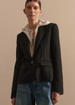Bracelet Sleeve Short Workwear Blazer