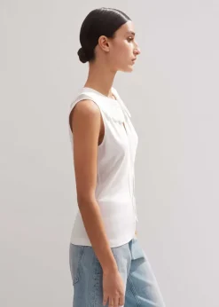 Broderie Bib Sleeveless Layering Tank