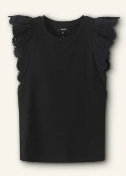 Broderie Trim Tank Top