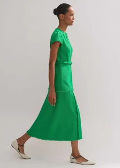 Cap Sleeve Midi Dress