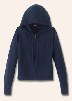 Cashmere Relaxed Fit Box Zip Hoody