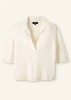 Cashmere Relaxed Polo Shirt