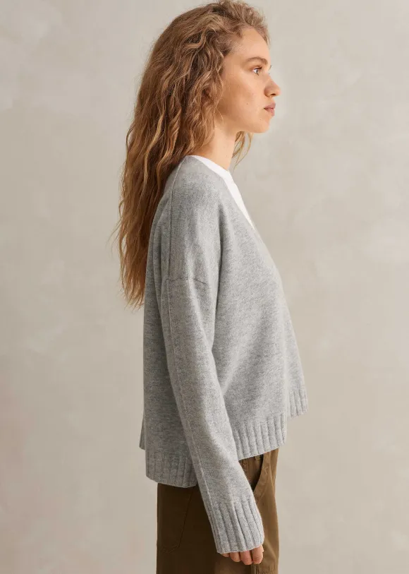 Cashmere Relaxed V-Neck Jumper