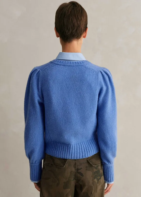 Cashmere Silk V-Neck Jumper