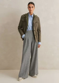 Cashmere Sleeveless Relaxed Zip Hoody