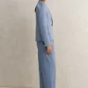 Chambray Tailoring Tapered Trouser Suit