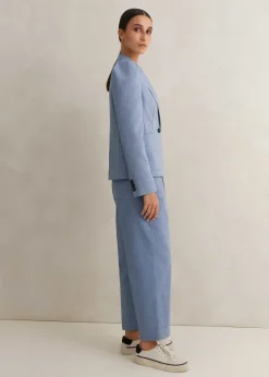 Chambray Tailoring Tapered Trouser Suit