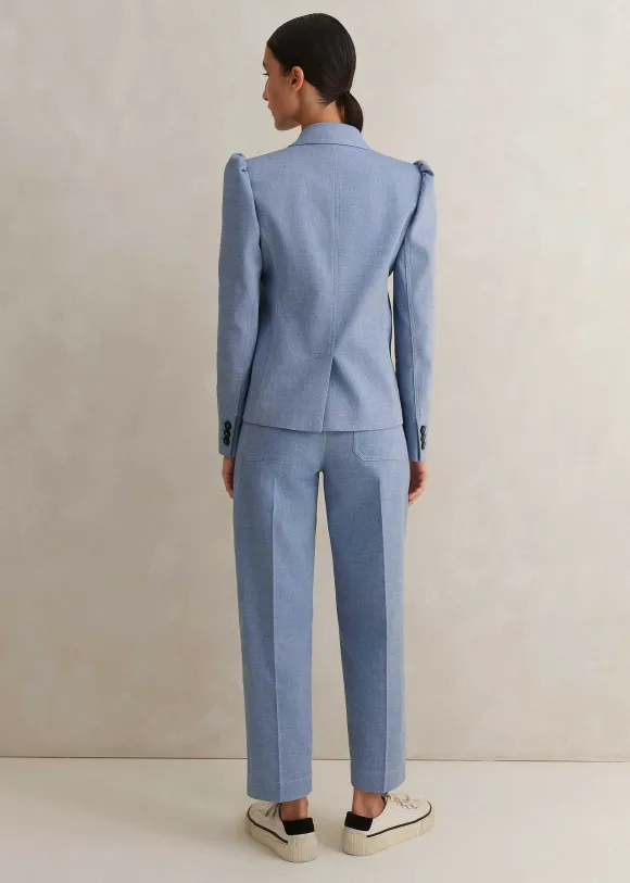 Chambray Tailoring Tapered Trouser Suit
