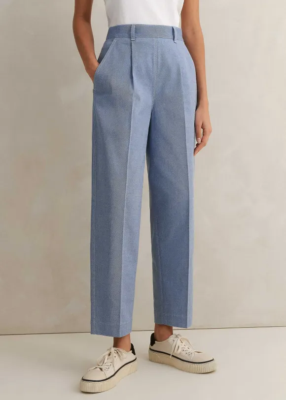 Chambray Tailoring Tapered Trouser