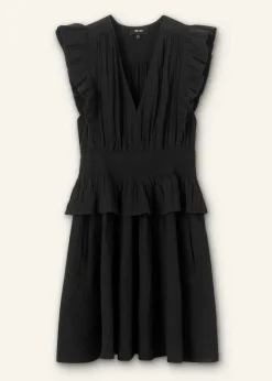 Cheesecloth Fit And Flare Short Dress