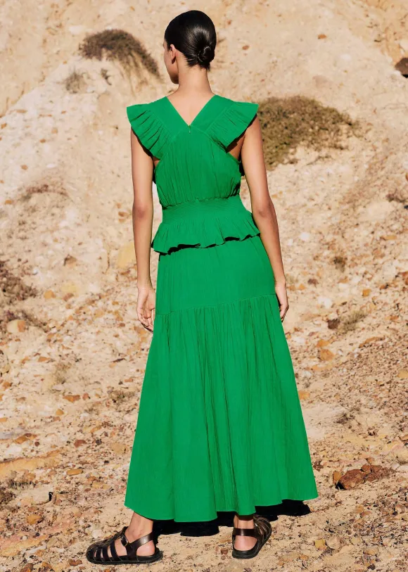 Cheesecloth Maxi Dress