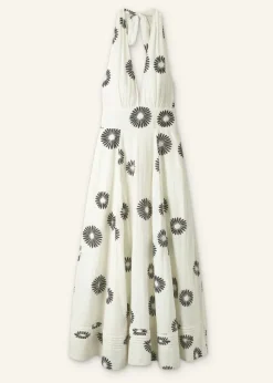 Cheesecloth Modern Daisy Print Maxi Dress