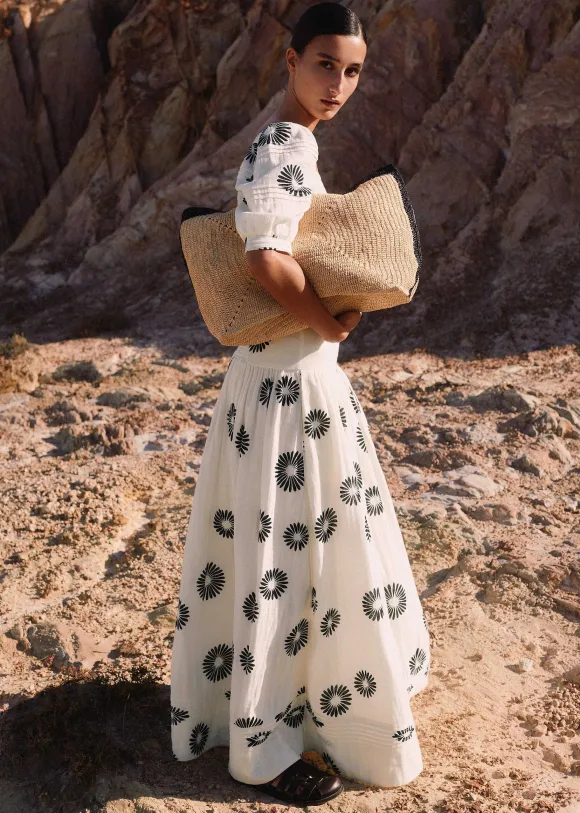 Cheesecloth Modern Daisy Print Co-Ord