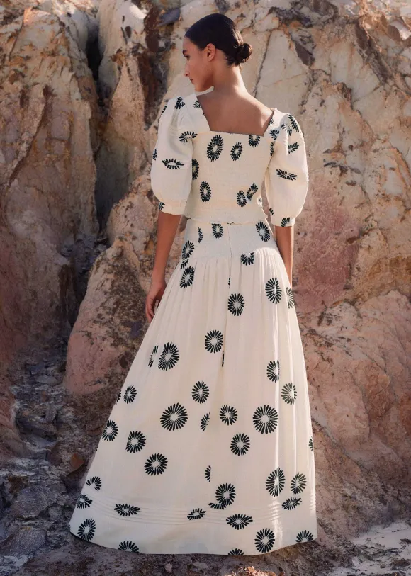Cheesecloth Modern Daisy Print Co-Ord