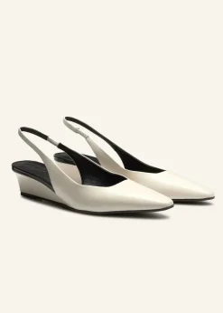 Chisel Toe Wedge Slingback