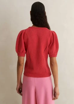 Chunky Cotton Fashioned Square Neck Tee