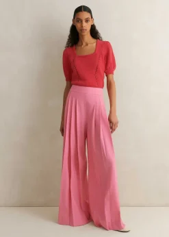 Chunky Cotton Fashioned Square Neck Tee