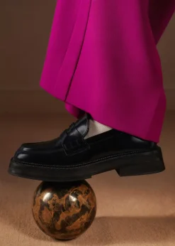 Chunky Square Toe Loafer