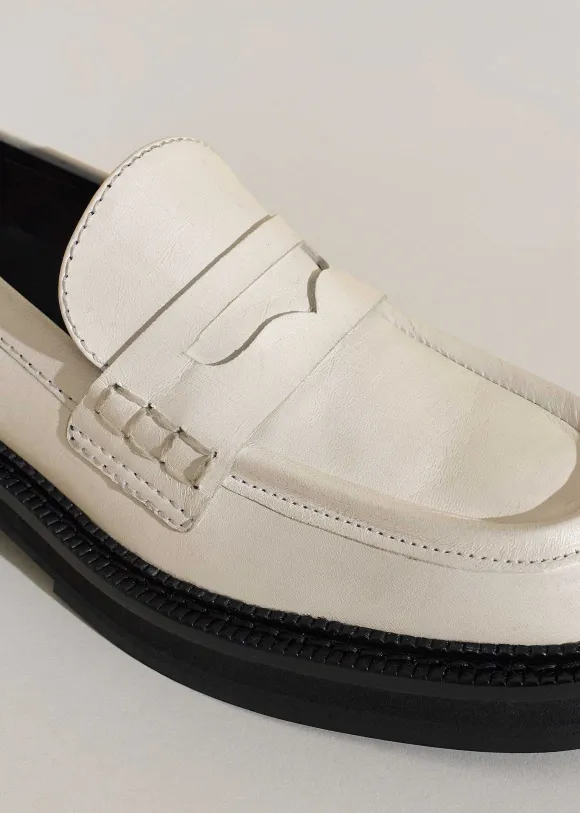 Chunky Square Toe Loafer