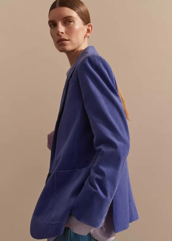 Corduroy Boyfriend Blazer