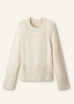 Cotton Boucl Relaxed Jumper
