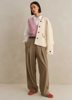 Cotton Broderie Layering Shirt
