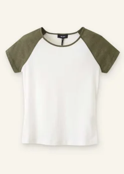 Cotton Contrast Baseball Tee