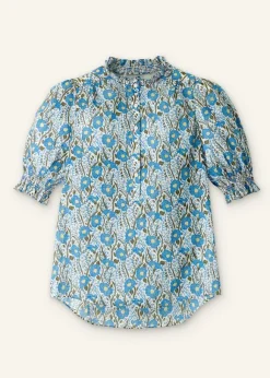Cotton English Garden Print Top