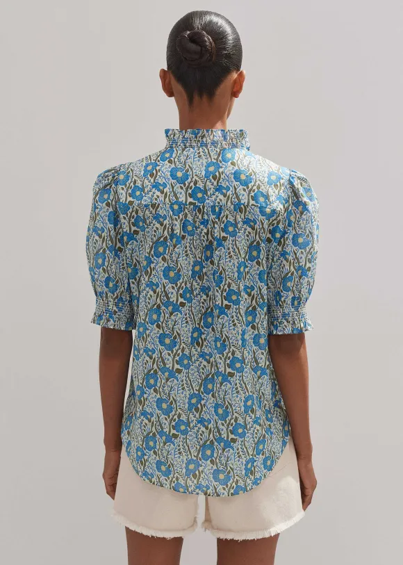 Cotton English Garden Print Top