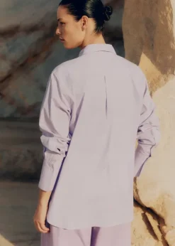 Cotton Oversized Boyfriend Shirt