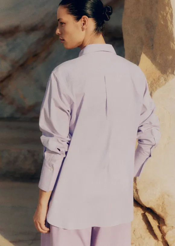 Cotton Oversized Boyfriend Shirt