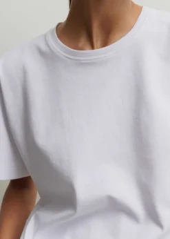 Cotton Oversized Crop Tee