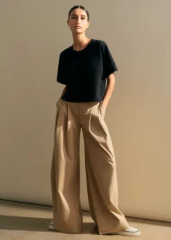 Cotton Oversized Crop Tee