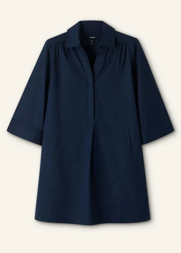 Cotton Poplin Swing Dress + Belt