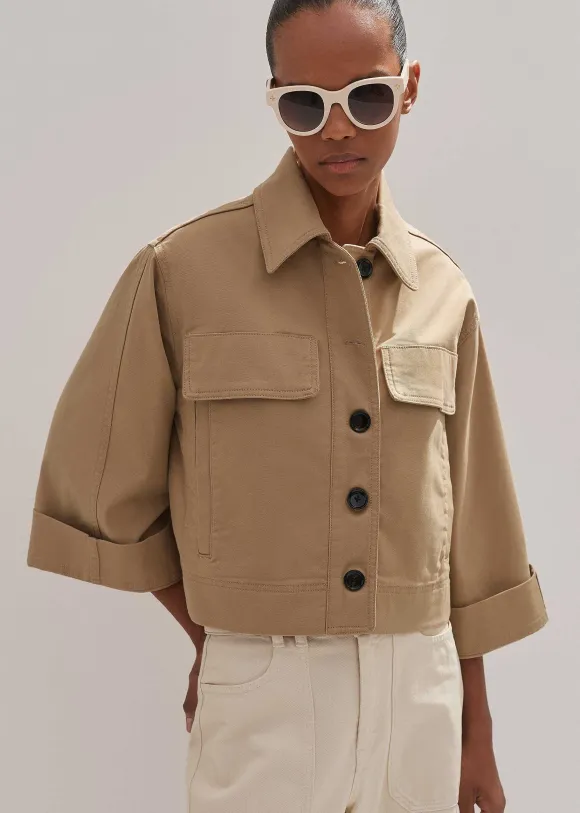 Cotton Twill Casual Swing Jacket
