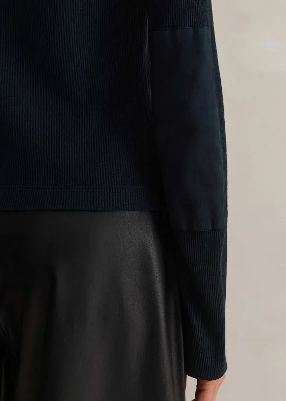 Cotton Waffle Jersey Longsleeve Top