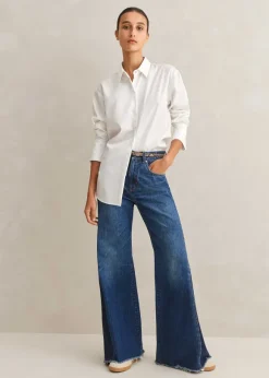 Crease Less Cotton Relaxed Boyfriend Shirt