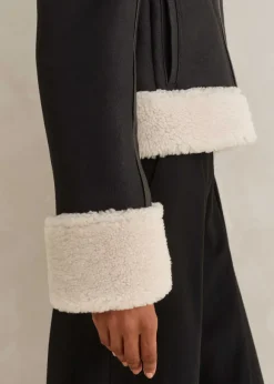 Crop Aviator Jacket