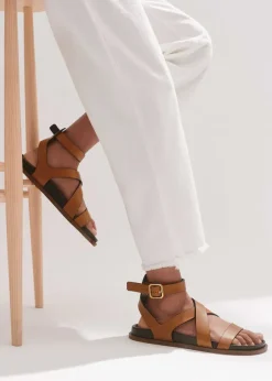 Crossover Footbed Sandal
