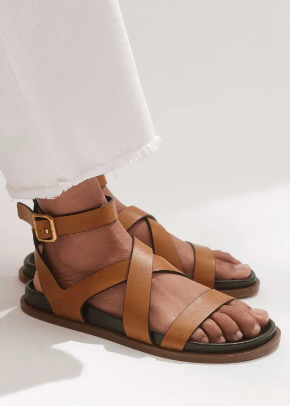 Crossover Footbed Sandal