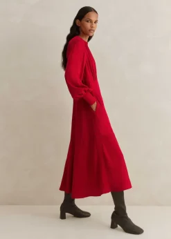 Elegant Panelled Midi Dress