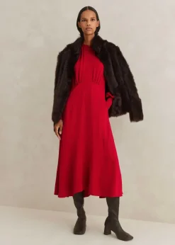 Elegant Panelled Midi Dress